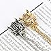 JETEHO 2 pcs Collar Pin Brooch Buckle Chain Collar Brooch Pin Clips for Women and Man(Gold and Sliver)