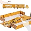 OR OR TU Construction Truck Car Toy Set for Boys with Sounds Lights Effects Kids Engineering Vehicle Playset Crane…