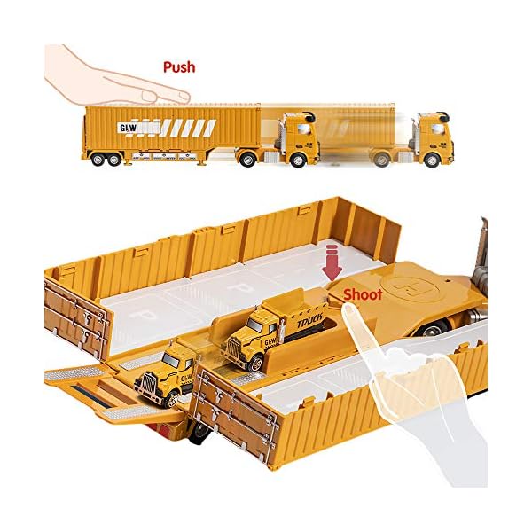 OR OR TU Construction Truck Car Toy Set for Boys with Sounds Lights Effects Kids Engineering Vehicle Playset Crane…