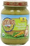Earth's Best Organic Stage 3, Spring Vegetables & Pasta, 6 Ounce Jar (Pack of 12)