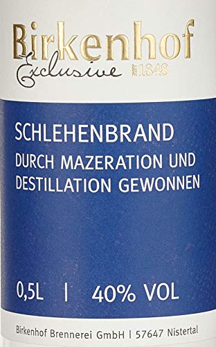 BIRKENHOF Brennerei | Schlehenbrand d.M.u.D. | (1 x 0,5l ) - 40 % vol. – Bild 4