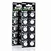 CR1632 Battery– Lithium Button Coin Cell Batteries - 3V 3 Volt - remote watch jewelry led key fab replacement 1632 CR Pack Set Bulk (20 Pack)
