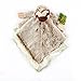 Treasure Trades Stuffed Sloth Lovey Soother Plush Security Blanket 12x12 Inch, Slothey