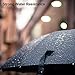E-Feel Auto Umbrella Outdoor for Travel, Fold Rain Umbrella One Hand Operation Black