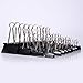 Sumind 40 Pieces Binder Clips Paper Binder Clips for Keeping Documents Together, Assorted Sizes, Black and Silver Color