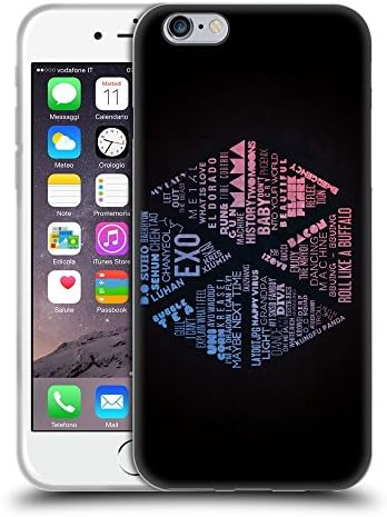 GOODNISHA for iphone 6s plus iphone 6 plus case cover Clear Back Case Exo Logo