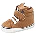 Iuhan Cotton Baby Girl Boys Fox Hight Cut Shoes Anti-slip Infant Soft Sole Sneaker (Age:0~6 Month, Khaki)