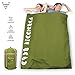 Forbidden Road Double Sleeping Bag 3 Season 15-Degree Waterproof Lightweight 2 Person Envelope Sleeping Bags with Free Carrying Bag Perfect for Spring Summer Fall Camping Backpacking Hiking Travel