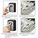 Key Lock Box,Key Storage Lock Box,4-Digit Combination Key Security Box,Key Lock Box for Outside Wall Mounted Lock Box,Resettable Code (A)