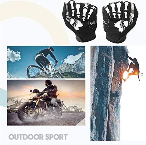 A pair of black biking gloves for sports activities, priced at $18.99.