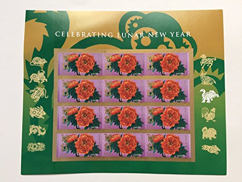 2016 Forever Lunar New Year Monkey Stamps (Sheet of 12)