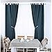 Melaluxe 6 Pack Magnetic Curtain Tiebacks, Decorative Curtain Holdbacks for Window Décor (Coffee)