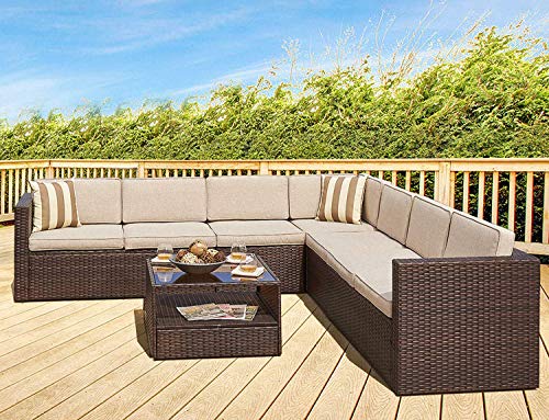 Best Solaura Outdoor Furniture 7 Piece