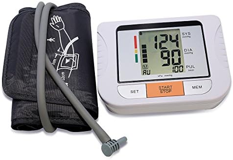 Blood Pressure Cuff,Joer Automatical Upper Arm Blood Pressure Cuff Digital Blood Pressure Monitors for Upper-Arm Circumference 8.5-12.5 Inches-Milky