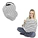 MyM Stretchy Multi-Use Baby Car Seat Cover, Nursing Cover, High Chair Cover, Shopping Cart Cover 4-in-1 Unisex