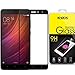 KHAOS for Xiaomi Redmi Note 4 [Full Screen Coverage] Tempered Glass Screen Protector, 2.5D Rounded Edge, (Black)