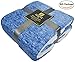 Tirrinia Sherpa Throw Blanket Snow Blue 50