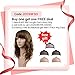 MelodySusie Mid Length Curly Wavy Wig for Women, 17 inches Hair Replacements Wig with Bang, Synthetic Fiber, Natural as Human Hair, for Daily Halloween Cosplay with Wig Cap, Light Brown