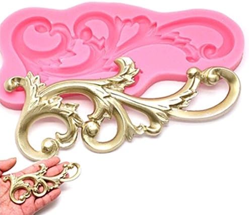 Evmho DIY Silicone Cake Mould Vintage Sculpted Fondant Cake Mould Tool