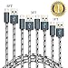 Micro USB Cable, Lampa 4 Pack High Speed USB 2.0 A Male to Micro B Sync and Charging Cables for Samsung, HTC, Motorola, Nokia, Android and More (1x 1ft, 2x3ft, 1x 6ft )