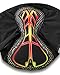 Triathlon Tri Men`s FX Shorts - 2 Pockets - Black - Great Durability and Fit - High End Triathlon Shorts for Any Distance with Soft Custom Chamois (Black/Red, M)