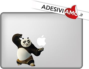 Adhesivo Kung Fu Panda A Colori Para Todos Los Modelos De Apple Mac Book Amazon Es Bricolaje Y Herramientas