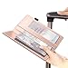 MoKo RFID Block Passport Holder Cover Travel Wallet for Men & Women - Rose Gold