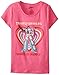 FREEZE Girl's 7-16 Transformers Tee, Hot Pink, 8/10/Medium