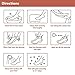 Foot Peel Mask, Antifungal Exfoliating Foot Mask for Dry and Dead Skin, Rebirth of Baby Soft Foot in a Week, Must-have Foot Callus Remover, Lavender Scented, 1 Pair