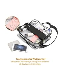 Gonex - Bolso bandolera para hombre, color negro