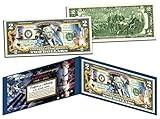 MAN IN SPACE * 50th Anniversary * Colorized Genuine Legal Tender US $2 Bill NASA