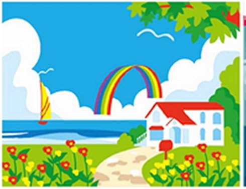 [WOODEN FRAME]Diy oil painting, paint by number kits for kids -Colorful Gift(61) 20X30cm
