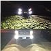 Alla Lighting 8400 Lumens Extremely Super Bright 6000K Xenon White High Power Mini 9012 HIR2 LED Headlight Bulbs Conversion Kits Headlamps with Turbine Heating - 2 Years Warranty