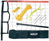 Park & Sun Sports Tournament 179: Portable Outdoor Volleyball Net System, Orange