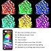 Abtong Fairy String Lights USB Powered 5M 16.4ft Color Changing LED Fairy Lights with APP Sync Music Starry Lights Bluetooth Plug in RGB LED String Light Waterproof Wire String Light for Bedroom Patio