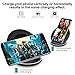 PLESON Fast Wireless Charger, 2 Coils QI Fast Wireless Charging Pad Stand for Samsung Galaxy S9 Plus S9+ S9 Note 8/5 S8 Plus S7 Edge, Standard Charge for iPhone X iPhone 8 iPhone 8 Plus-No AC Adapter