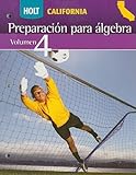 Image de Holt Algebra Readiness California: Student Edition (Spanish) Volume 4