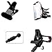 KEKU Cell Phone Clip Holder Stand Gooseneck Clip Clamp Mount (Black)