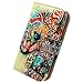 Bfun Packing Colorful Floral Elephant Wallet Leather Cover Case for Samsung Galaxy S4