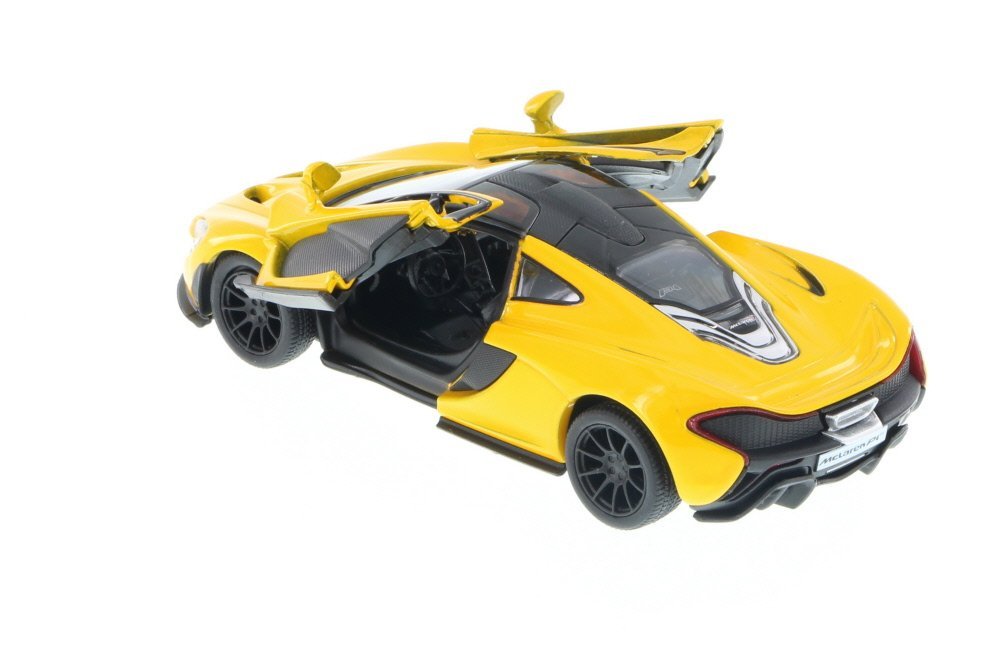 McLaren P1, Yellow Kinsmart 5393D 1/36 Scale Diecast Model Toy Car