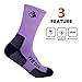 YUEDGE 5Pack Women's Multi Performance Cushion Athletic Outdoor Camping Hiking Crew Socks