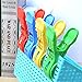 Attmu 12 Pack Beach Towel Clips Chair Clips Towel Holder in Fun Bright Colors - Stop The Towels from Blowing Away
