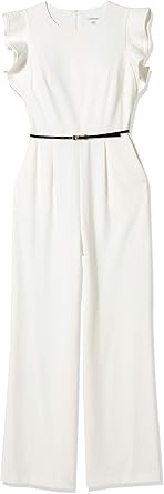white jumpsuit calvin klein