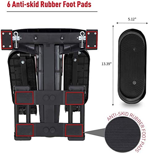 JOROTO Desk Elliptical Mini Stepper - Under Desk Elliptical Steppers for Exercise, Desk Pedal Exerciser with Unique Design - Thumbnail 6