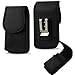 Heavy Duty Rugged Camping, Hiking, Outdoors Contractor Vertical Canvas Case for Samsung Rugby 4 with Belt Loop, Metal Clip and Velcro Closure.