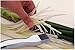 Makidar 2-in-1 Green Onion scallion Cutter, Stainless Steel Onion Cutter Slicer Mincer Chopper 6 Blades
