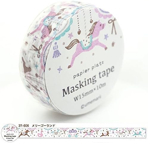 Papier Platz Japanese Washi Masking Paper Tape / Umemarii / Home / Carousel / Sleep (Carousel)