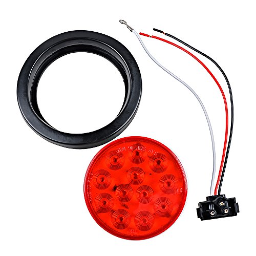 image for Anzio 4pcs Red Round 4