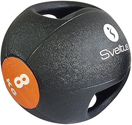 Sveltus balón Medicinal 8 kg con Asas: Amazon.es: Deportes y aire ...