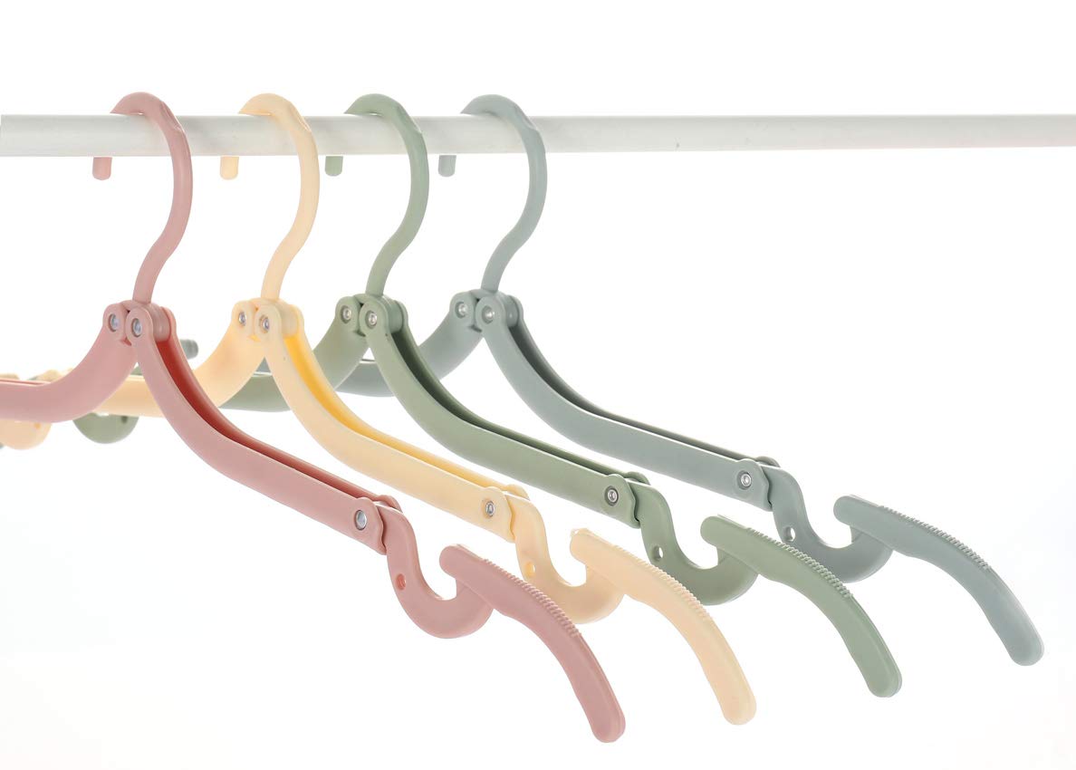 Travel Hangers,Folding Hanger,Travel Hangers Foldable,4 PCS Portable